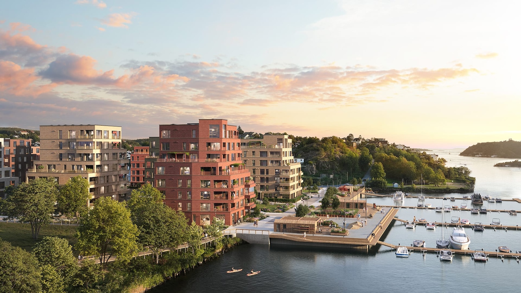 Innseilingen i Fredrikstad leverer BEWI blant annet Terra XPS til. Illustrasjon: Innseilingen Fredrikstad / Værste