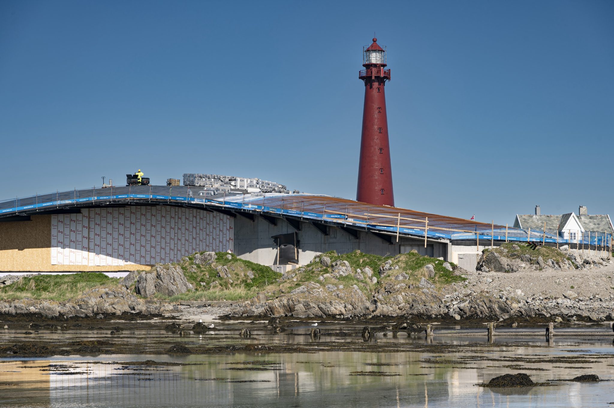 The Whale in Andøya, Norway, with Terra XPS from BEWI for roof insulation